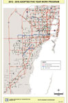 Map of Miami Dade County State Roads