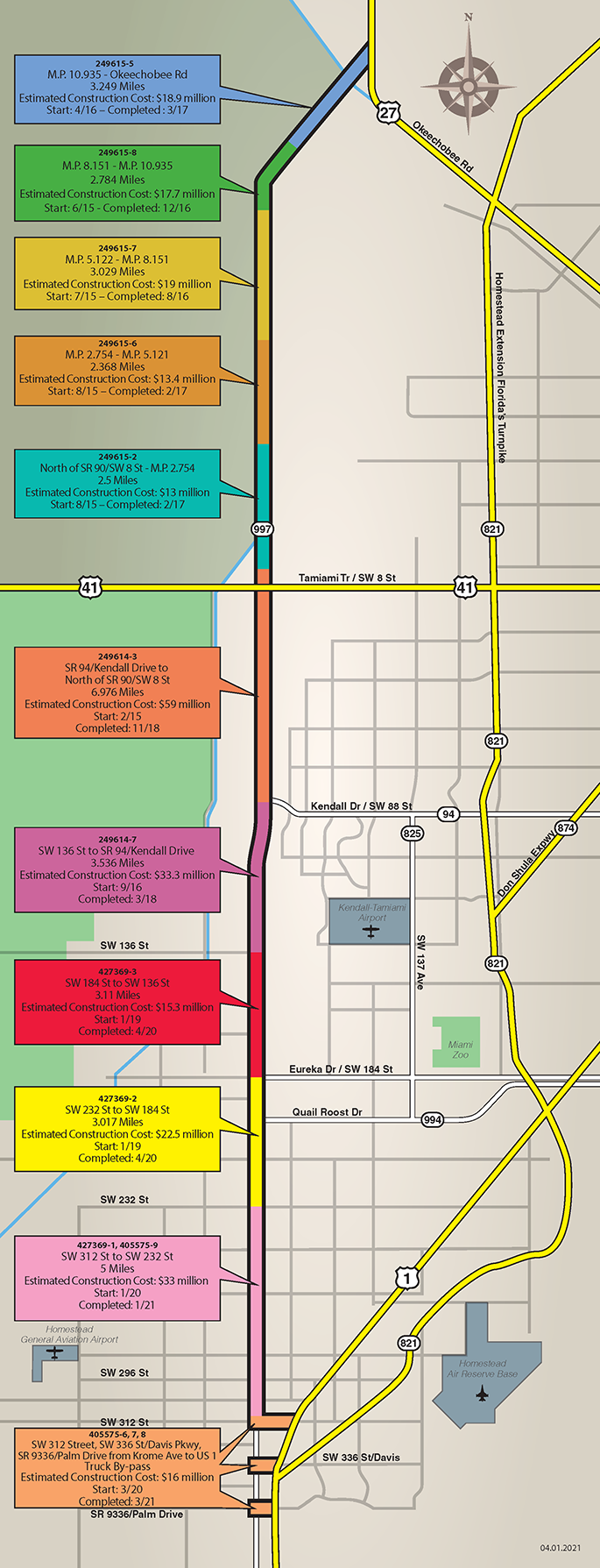 krome avenue projects map