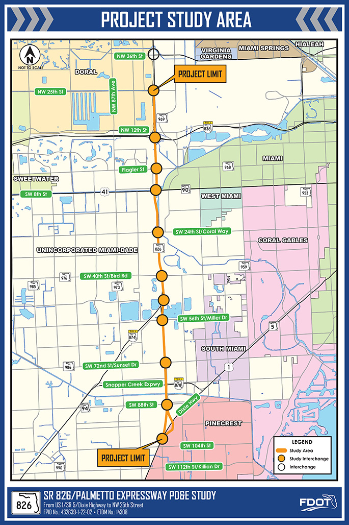 Project Study Area map