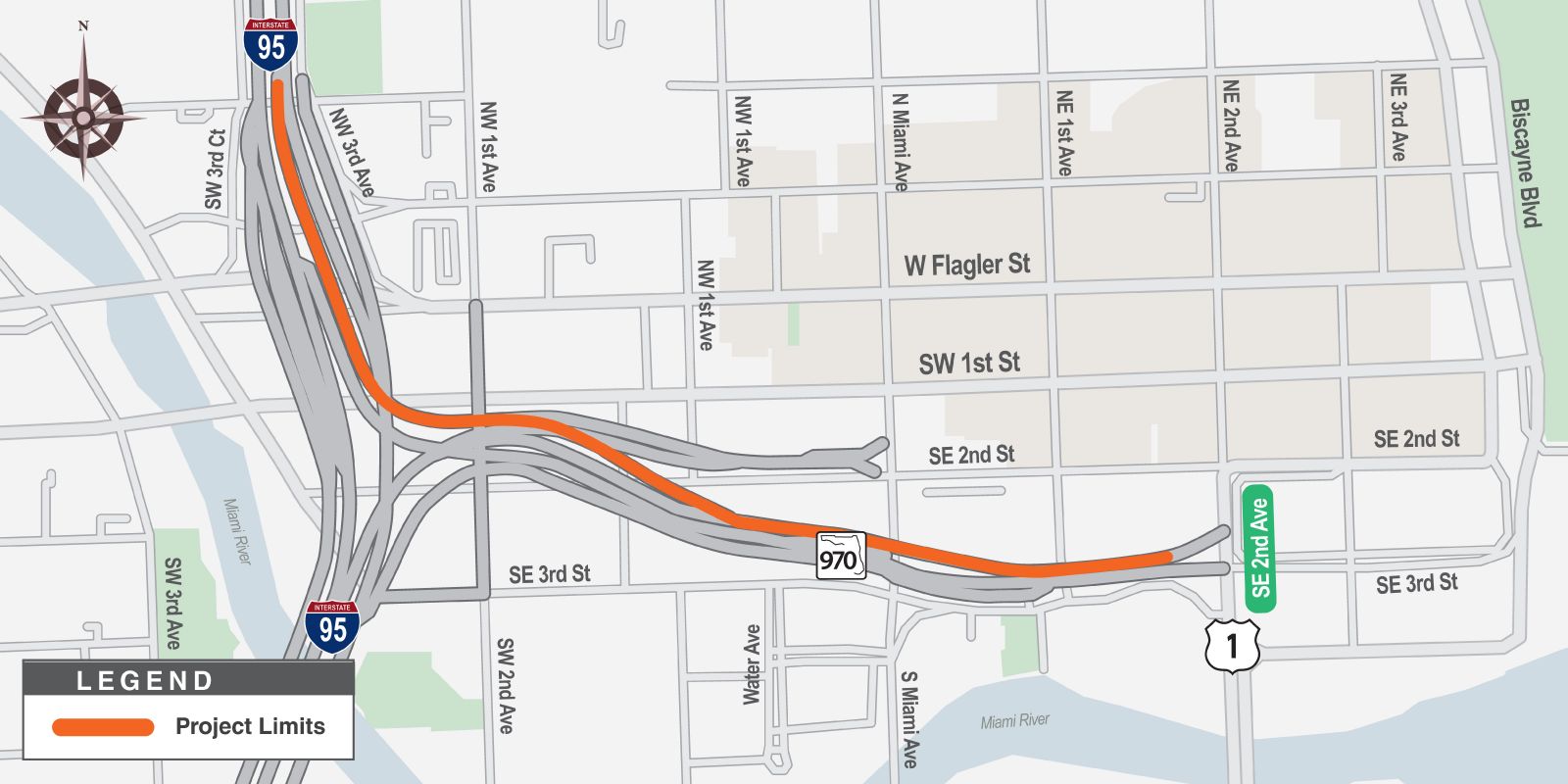 447751-1-52-01 S.R. 970/Downtown Distributor Ramps Rehabilitation Project
