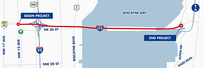 I-195 Causeway Map