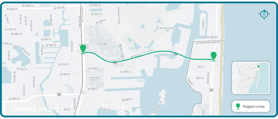 SW13th St Project map