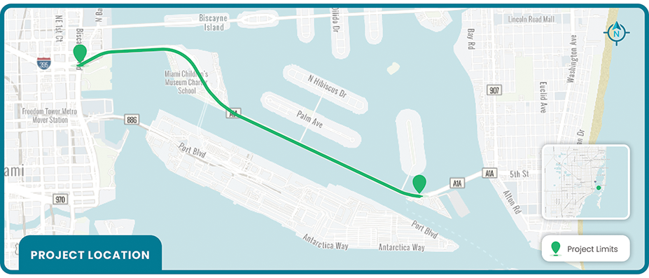SW13th St Project map