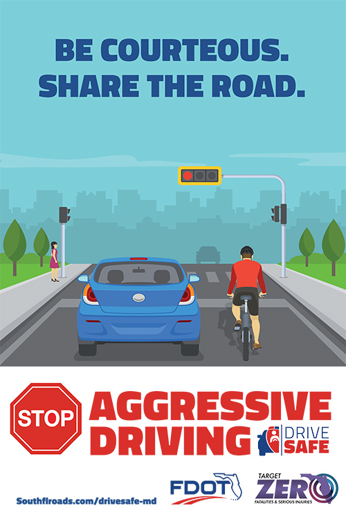Drive safe stop aggressive driving