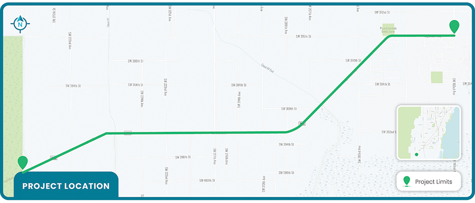 SR 9336 Ingraham Hwy Project Map