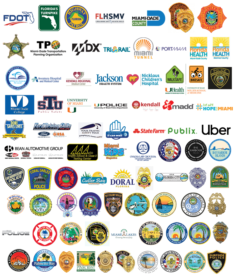 Drive safe partner logos